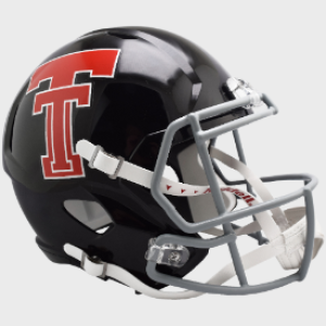 Texas Tech Red Raiders Throwback Riddell Full Size Replica Speed Helmet New 2023