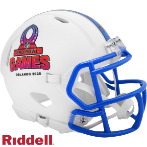 Limited Edition NFL Pro Bowl Games 2024-2025 Riddell Mini Speed Helmet White Shell New 2025