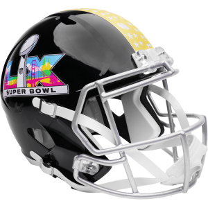 LIMITED EDITION NFL Super Bowl 60 Riddell Full Size Replica Speed Helmet Black Shell NEW RELEASE for 2026