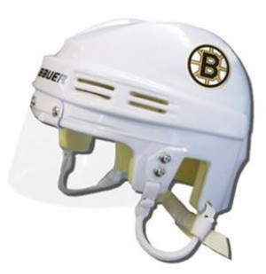 Boston Bruins Away Authentic Mini Helmet
