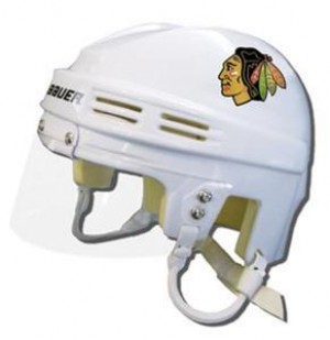 Chicago Blackhawks Away Authentic Mini Helmet