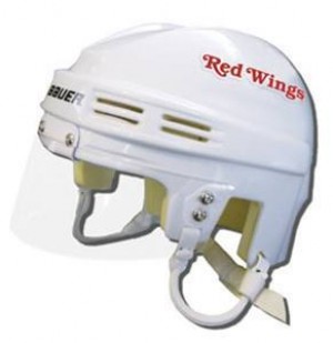 Detroit Red Wings Away Authentic Mini Helmet