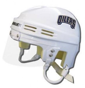 Edmonton Oilers Away Authentic Mini Helmet