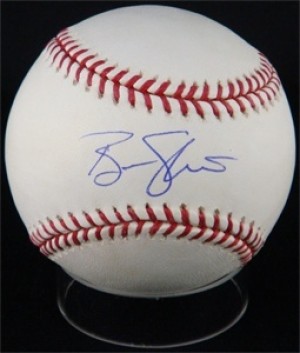 Ben Sheets Signed Rawlings Official Major League Baseball