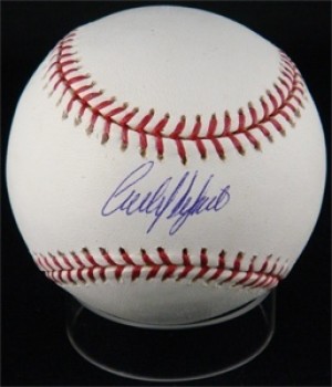 Carlos Delgado Signed Rawlings Official Major League Baseball