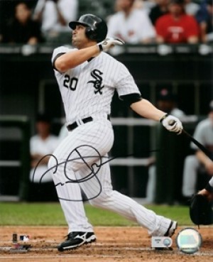 Carlos Quentin Signed PhotoFile 8x10 Photo