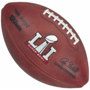 Wilson Super Bowl 51 NFL Roger Goodell The Duke Official Game Football