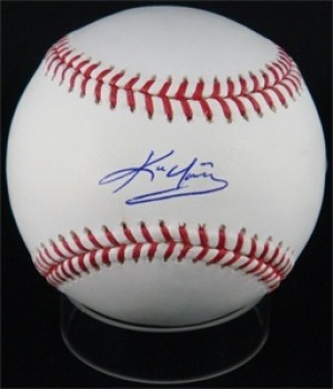 Kevin Youkilis Signed Rawlings Official Major League Baseball