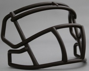 Riddell Dark Brown Customizable S2BD Speed Mini Football Facemask