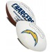 Los Angeles Chargers White Rawlings Official Size Signature Series Autograph Football