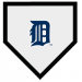 Detroit Tigers Authentic Mini Home Plate