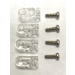 Riddell Customizable Speed Mini Clip (4ct) and Screw (4ct) Set