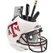Texas A&M Aggies White Maroon Faceguard Authentic Mini Helmet Desk Caddy