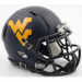 Riddell NCAA West Virginia Mountaineers 2016 Satin Navy Revolution Speed Mini Helmet