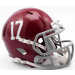 Riddell NCAA Alabama Crimson Tide #17 Speed Mini Football Helmet