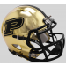 Riddell NCAA Purdue Boilermakers 2018 Chrome Speed Mini Football Helmet