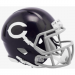Chicago Bears 1962-1973 Throwback Riddell Mini Speed Helmet with Gray Facemask with White C