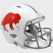 Buffalo Bills 1965-1973 Throwback Riddell Full Size Replica Speed Helmet White Shell