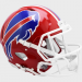 Buffalo Bills 1987-2001 Throwback Riddell Full Size Authentic Speed Helmet ​Red Shell