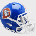 Denver Broncos 1975-1996 Throwback Riddell Full Size Authentic Speed Helmet ​Royal Blue Shell
