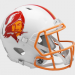 Tampa Bay Buccaneers 1976-1996 Throwback Riddell Full Size Authentic Speed Helmet White Shell with Orange Creamsicle Facemask