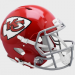 Kansas City Chiefs 1963-1973 Throwback Riddell Full Size Authentic Speed Helmet Gray Facemask