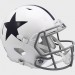 Dallas Cowboys 1960-1963 Throwback On-Field Alternate Riddell Full Size Authentic Speed Helmet ​White Shell