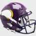 Minnesota Vikings 1983-2001 Throwback Riddell Full Size Authentic Speed Helmet with Purple Facemask