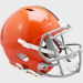 Cleveland Browns 1962-1974 Throwback Riddell Full Size Replica Speed Helmet with Gray Facemask
