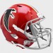 Atlanta Falcons 1966-1969 Throwback On-Field Alternate Riddell Full Size Replica Speed Helmet Red Shell