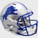 Detroit Lions 1983-2002 Throwback Riddell Full Size Replica Speed Helmet with Royal Blue Facemask