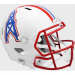Houston Oilers (Tennessee Titans) 1981-1998 Throwback Riddell Full Size Replica Speed Helmet White Shell with Red Facemask