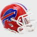 Buffalo Bills 1987-2001 Throwback Riddell Mini Speed Helmet Red Shell