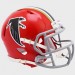 Atlanta Falcons 1966-1969 Throwback On-Field Alternate Riddell Mini Speed Helmet Red Shell