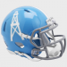Houston Oilers (Tennessee Titans) 1960-1962 Throwback Riddell Mini Speed Helmet Light Baby Blue Shell with Light Gray Facemask