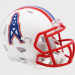 Houston Oilers (Tennessee Titans) 1981-1996 Throwback Riddell Mini Speed Helmet White Shell with Red Facemask