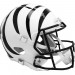 Cincinnati Bengals On-Field Alternate Riddell Full Size Replica Speed Helmet White Shell with Black Tiger Stripes New 2022