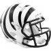 Cincinnati Bengals On-Field Alternate Riddell Mini Speed Helmet White Shell with Black Tiger Stripes New 2022