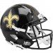 New Orleans Saints On-Field Alternate Riddell Full Size Authentic Speed Helmet Black Shell New 2022