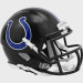 Indianapolis Colts On-Field Alternate Indiana Nights Riddell Mini Speed Helmet Black Shell with Black Facemask New 2023