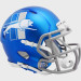 Detroit Lions On-Field Alternate Riddell Mini Speed Helmet Honolulu Blue Shell with Gray Facemask New 2023