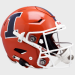 Illinois Fighting Illini Orange Riddell Full Size Authentic SpeedFlex Helmet New 2023