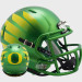 Oregon Ducks Painted with Wing Riddell Mini Speed Helmet New 2023