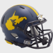 West Virginia Mountaineers Country Roads Riddell Mini Speed Helmet New 2023