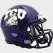 TCU Horned Frogs Satin Purple Riddell Mini Speed Helmet New 2023