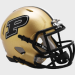 Purdue Boilermakers Gold Riddell Mini Speed Helmet New 2023