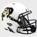 Colorado Buffaloes Matte White Riddell Full Size Replica Speed Helmet New 2023