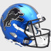 Detroit Lions On-Field Alternate Riddell Full Size Authentic Speed Helmet Motor City Muscle Blue Shell with Black Facemask New 2024