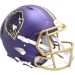 Baltimore Ravens On-Field Alternate Riddell Full Size Authentic Speed Helmet Purple Shell with Gold Facemask New 2024