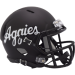 Texas A&M Aggies Script Black Shell Riddell Mini Speed Helmet New 2025